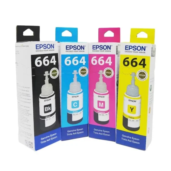 Jual Paket Tinta Printer Epson T664 4 Warna