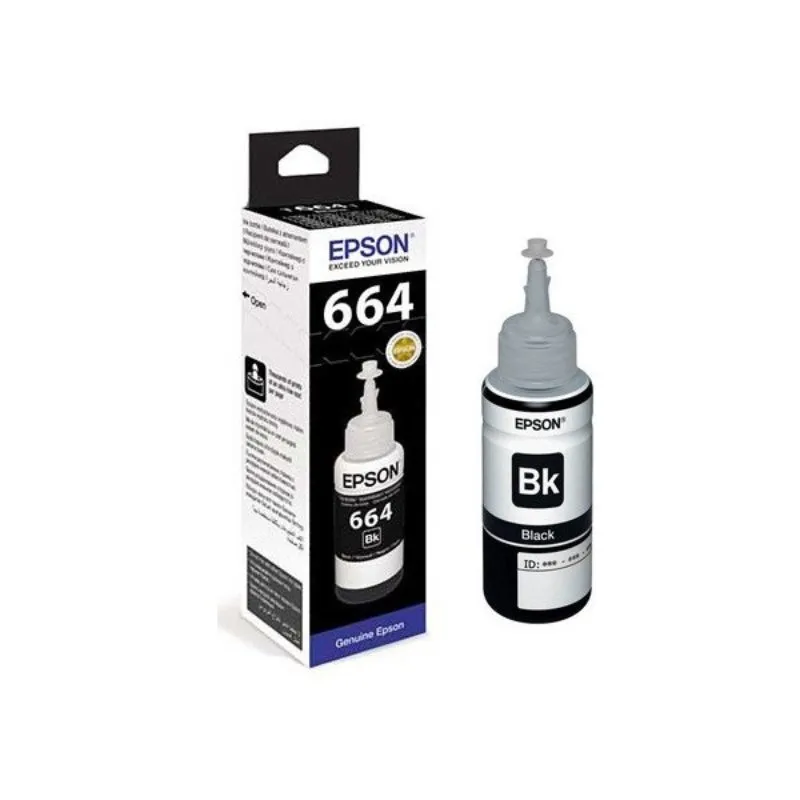 Jual Tinta Printer Epson 664 Warna Black Original di Toko Srisadhana Amerthanadi Studios